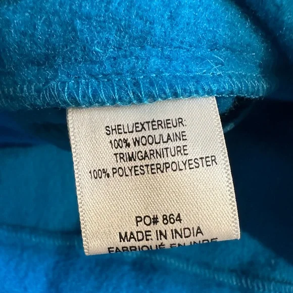 Frances Valentine Bossy Pant Wide Leg Wool Turquoise Size 4 NWT - Picture 9 of 9